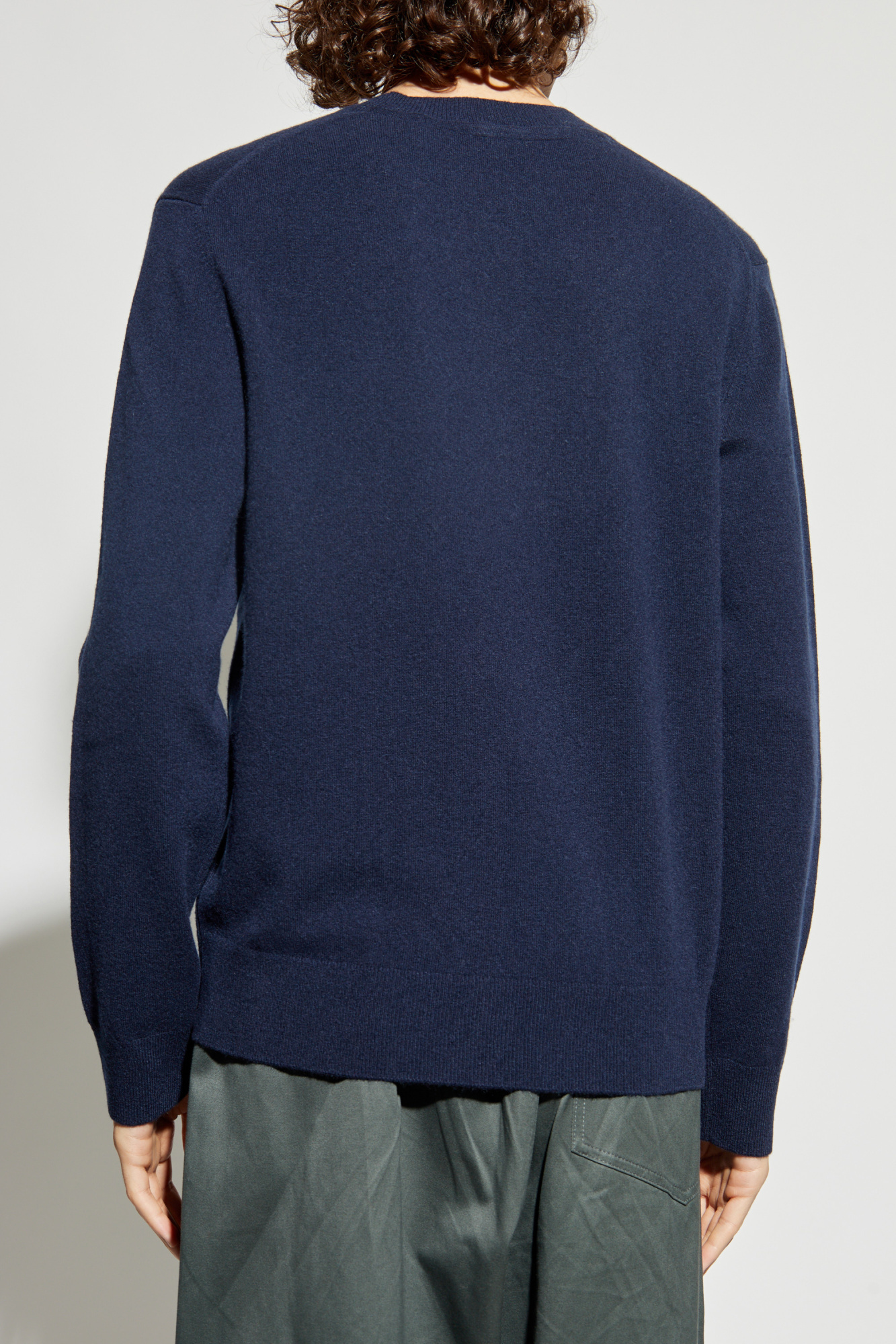 BURBERRY　Cashmere100%　Knit　M size Navy blue Cashmere sweater Burberry - Vitkac Italy